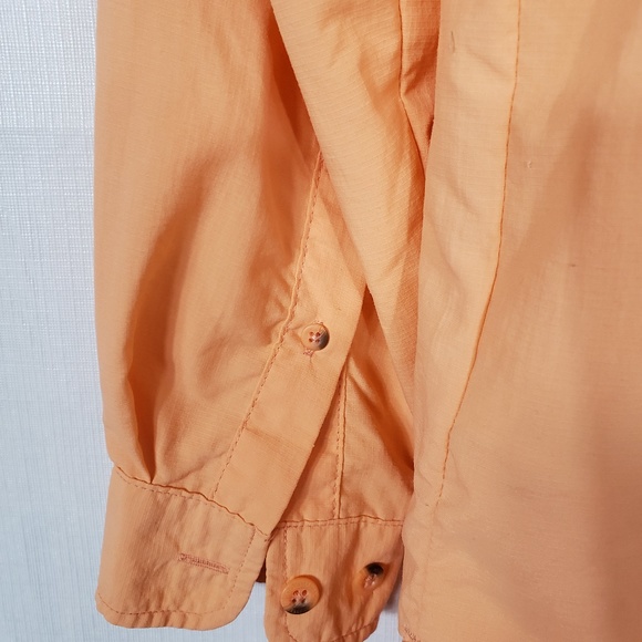 Columbia Tamiamill Peach PFG Button Up Size SP - Picture 5 of 8